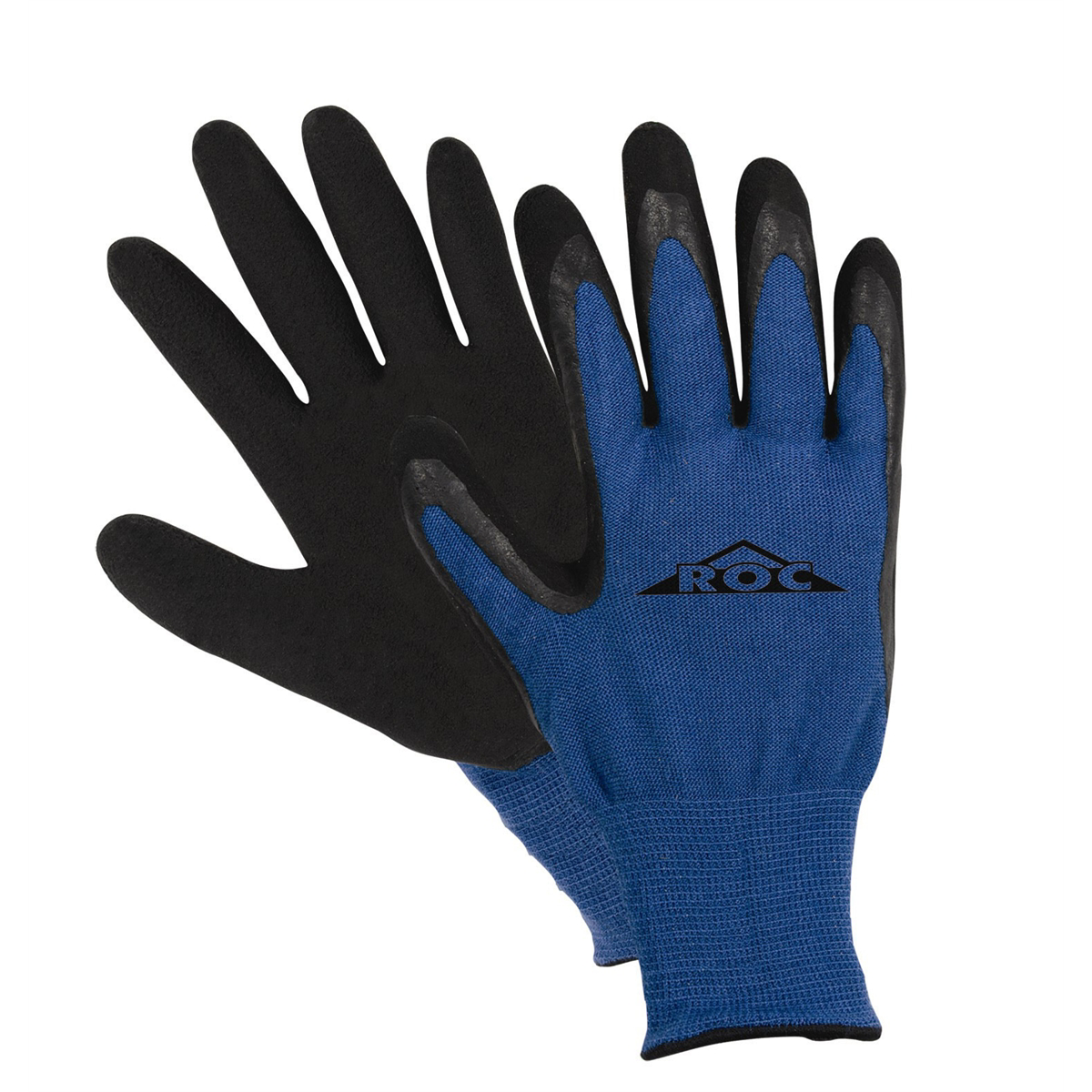 Magid Glove & Safety GLV ROC LRG BLK & BLU 1PR LATEX PLM BAM