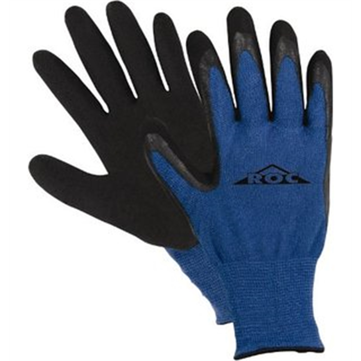 Magid Glove & Safety ROC, BLUE BAMBOO SHELL, BLACK LATEX PALM