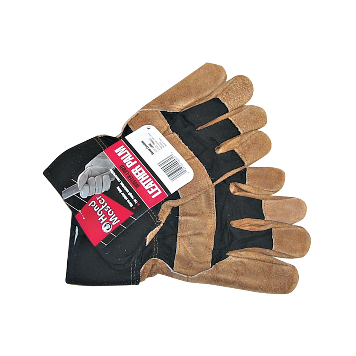 GLOVE WORK LINED LEATHER PALM