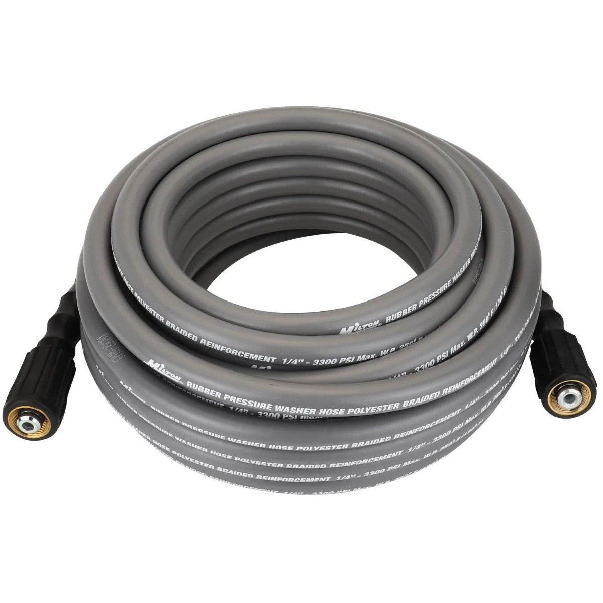Milton 1/4-inch x 50-feet Poly Braided  Pressure Washer Hose Assembly