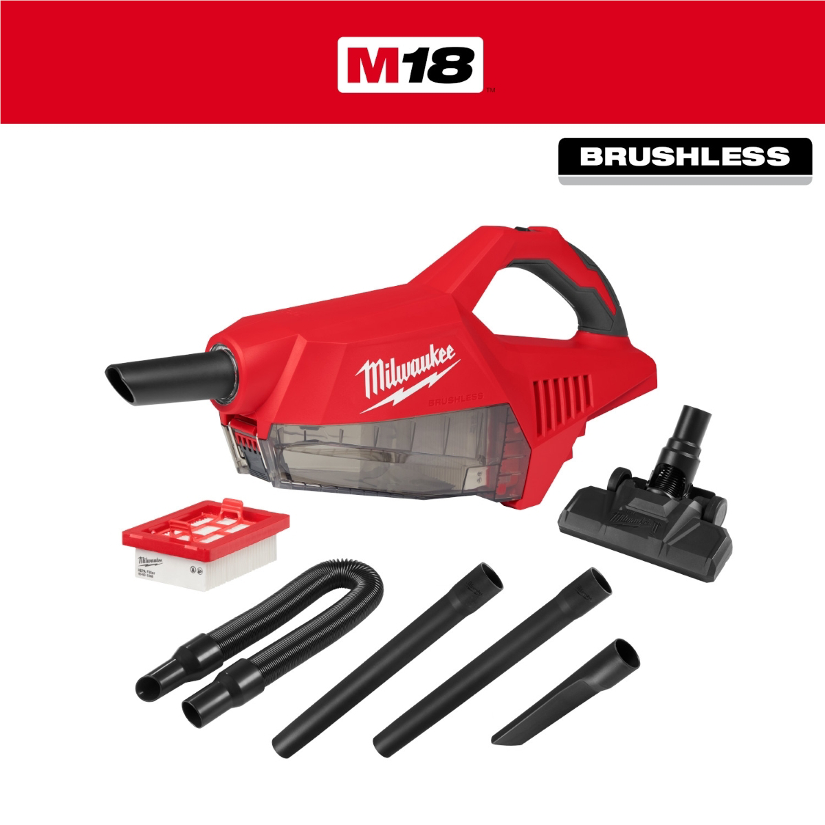 Milwaukee Tool M18 Brushless Handheld Vacuum