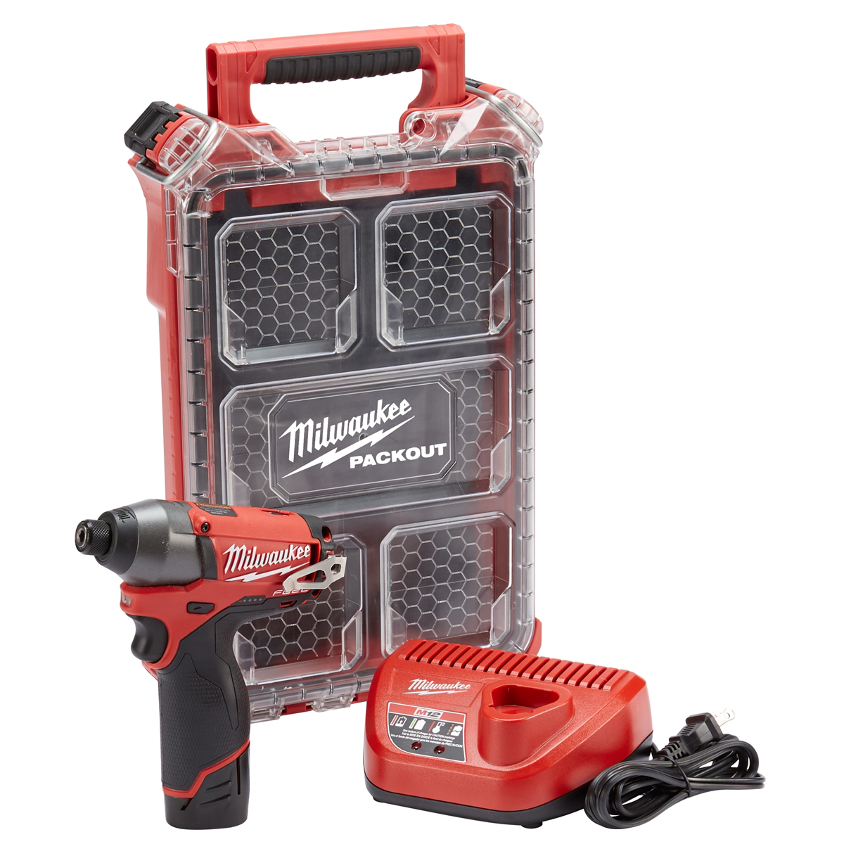Milwaukee Tool M12 FUEL 1/4" HEX IMP DRIVER PKOUTCASE