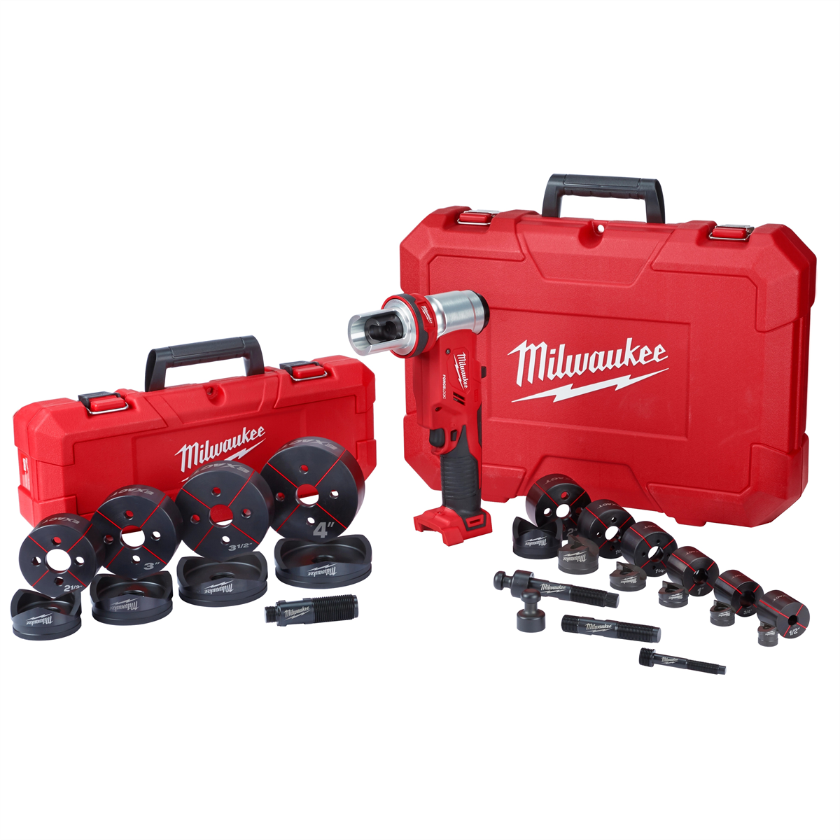 Milwaukee Tool M18 Force Logic 6t Knockout Tool 1/2" - 4"