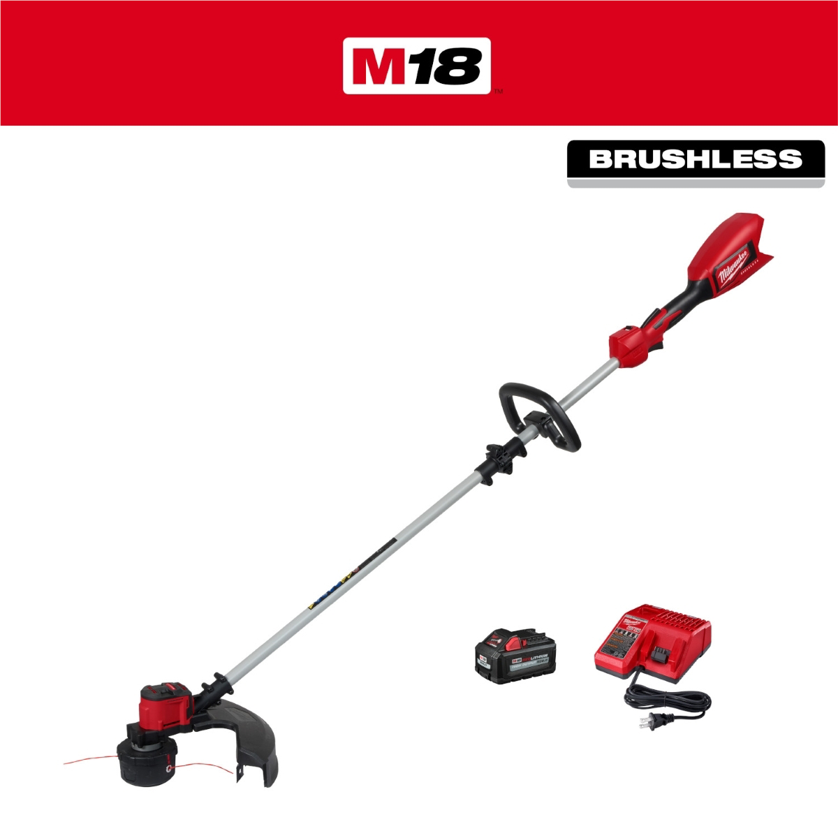 Milwaukee Tool M18 Brushless String Trimmer Kit