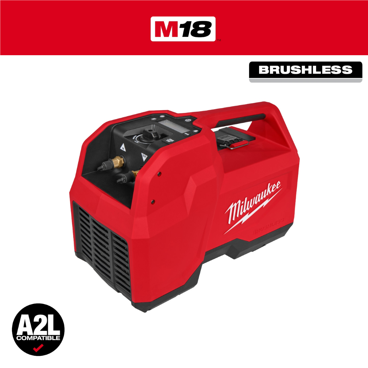 Milwaukee Tool M18 Brushless Refrigerant Recovery Machine