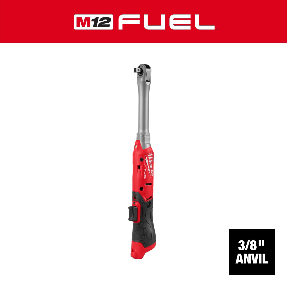 Milwaukee Tool M12 Fuel 3/8 Inch Extended Reach Ratchet