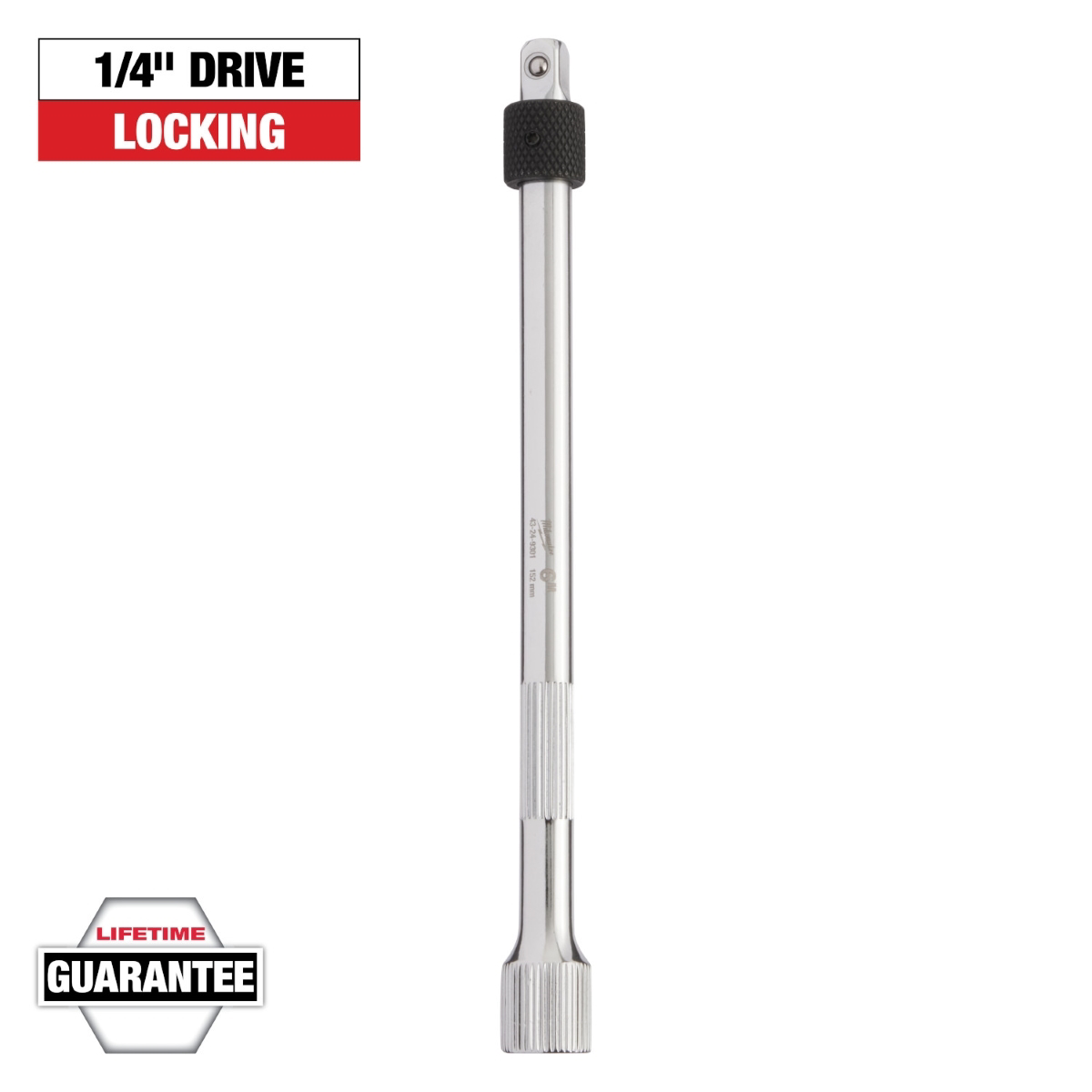 Milwaukee Tool 1/4 Inch Drive 6 Inch Locking Extension