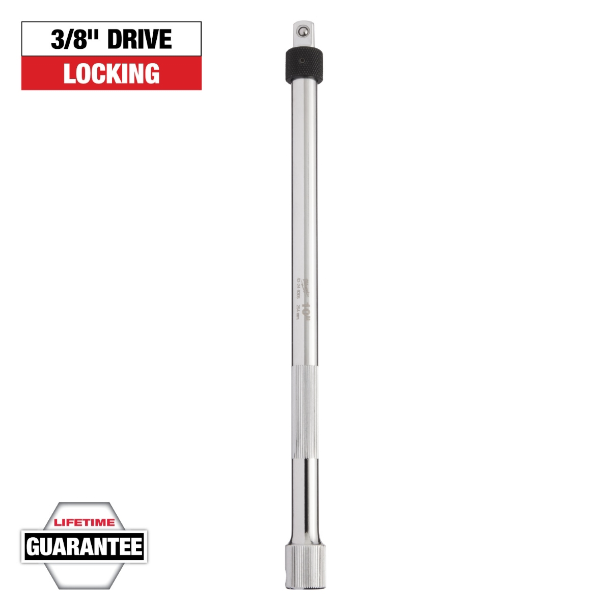 Milwaukee Tool 3/8 Inch Drive 10 Inch Locking Extension