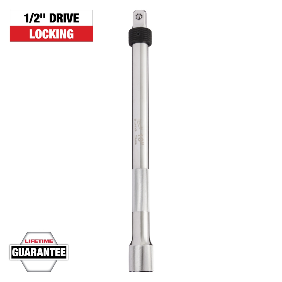Milwaukee Tool 1/2 Inch Drive 10 Inch Locking Extension