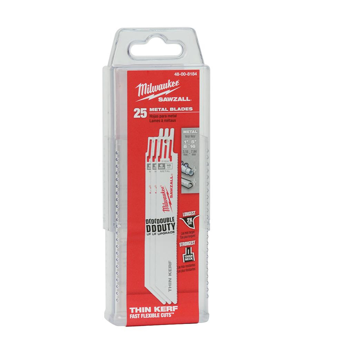 Milwaukee Tool 6" 18 Tpi Sawzall Blades (25 Pk)