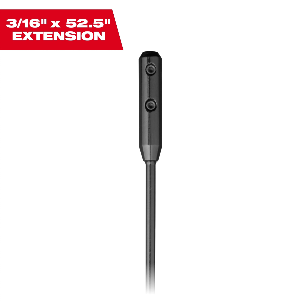 Milwaukee Tool 3/16 Inch x 52.5 Inch Flexible Cable Bit Extension