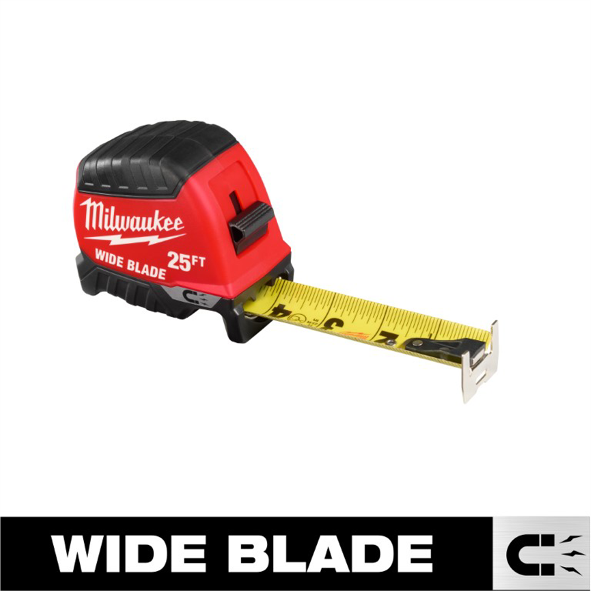 Milwaukee Tool 25ft Wide Blade Magnetic Tape Measure