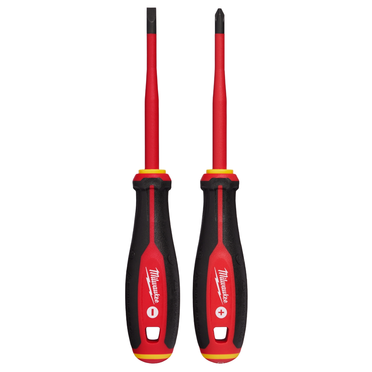 Milwaukee Tool 2pc 1000v Insulated Slim Tip Screwdriver Set