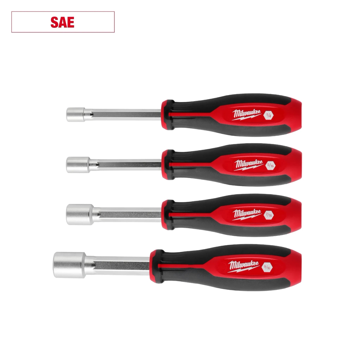 Milwaukee Tool 4pc SAE HollowCore Nut Driver Set