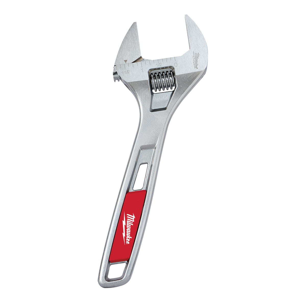 Milwaukee Tool 8" WIDE JAW CHROME PLATED ADJUSTABLE WRENCH