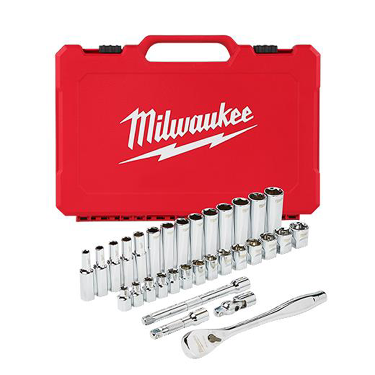 Milwaukee Tool 3/8" Drive 32pc Ratchet & Socket Set - Metric