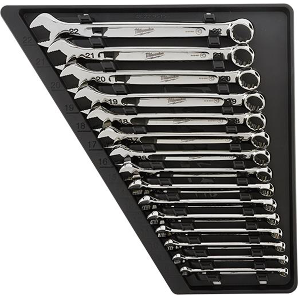 Milwaukee Tool 15-Pc Max Bite Combination Wrench Set - Metric Comfortable I-Beam Handle Design
