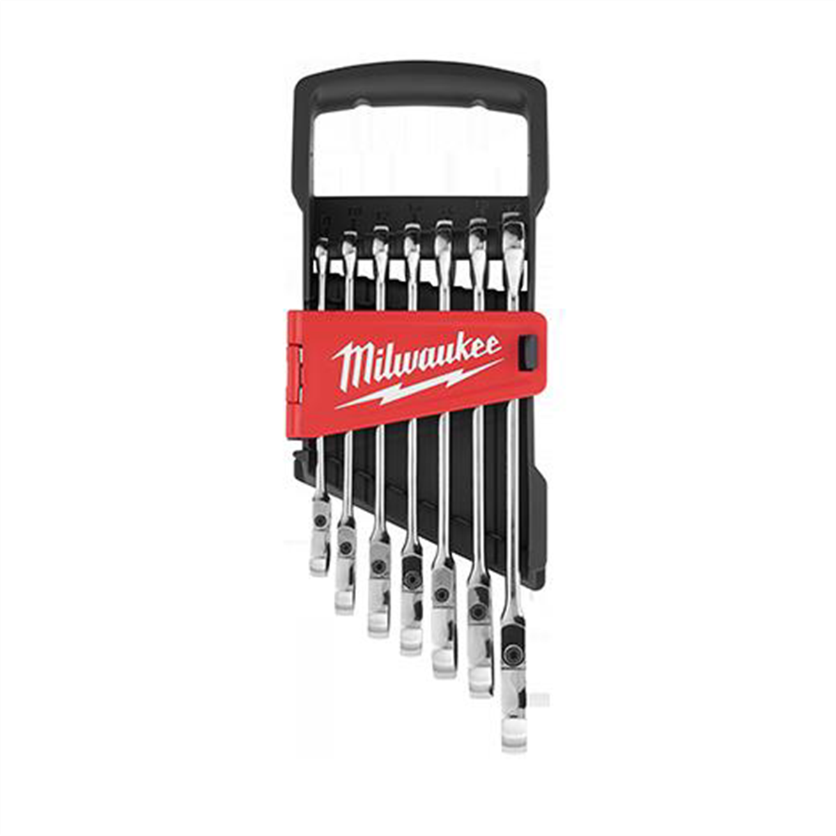 Milwaukee Tool 7pc Metric Flex Head Ratcheting Combination Wrench