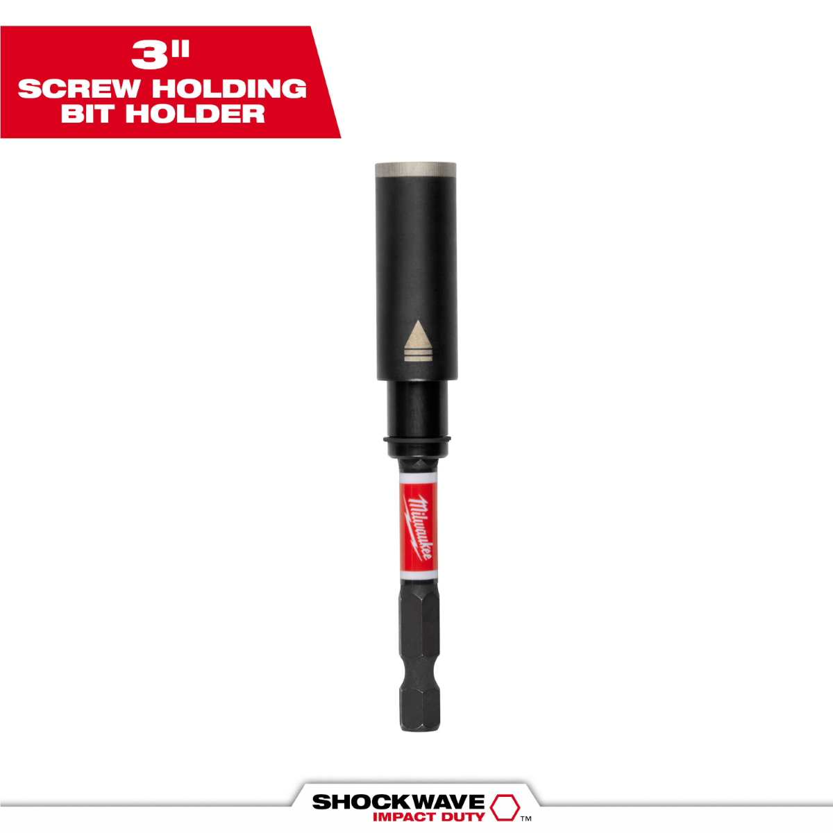 Milwaukee Tool Shockwave Impact Duty 3 Inch Screw-holding Bit Holder