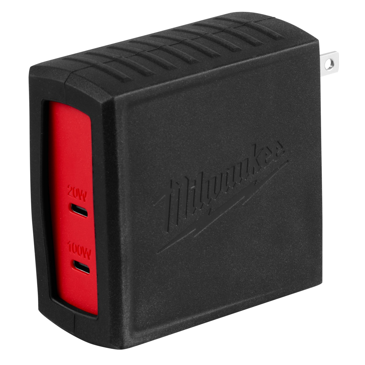 Milwaukee Tool 120W USB-C 2-Port Wall Adapter