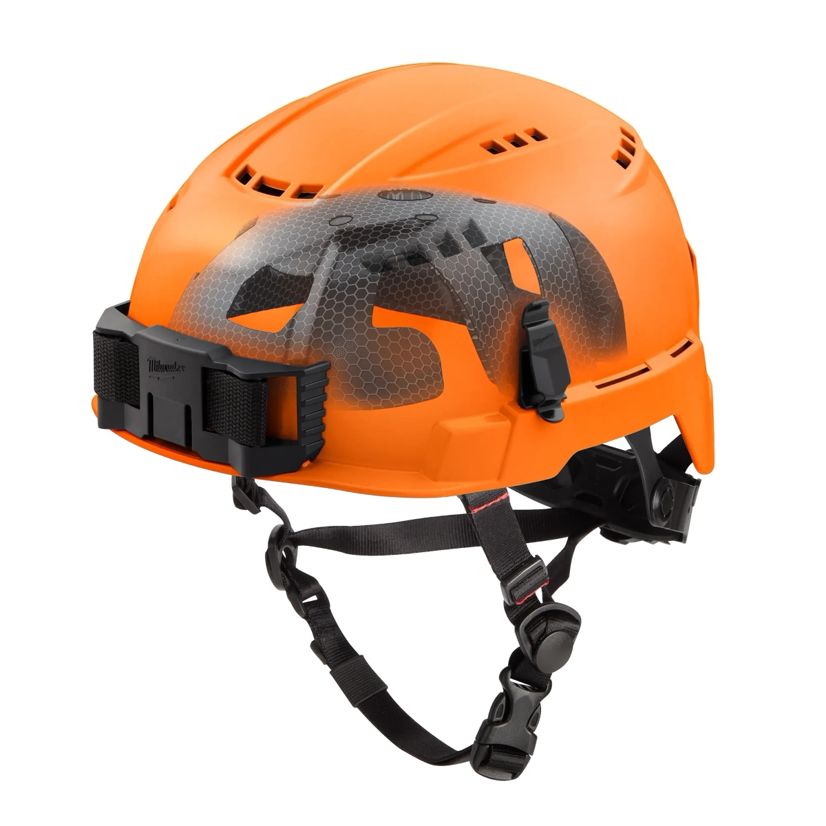 Milwaukee Tool BOLT Orange Vented Safety Helmet with IMPACT ARMOR Liner (USA) - Type 2, Class C