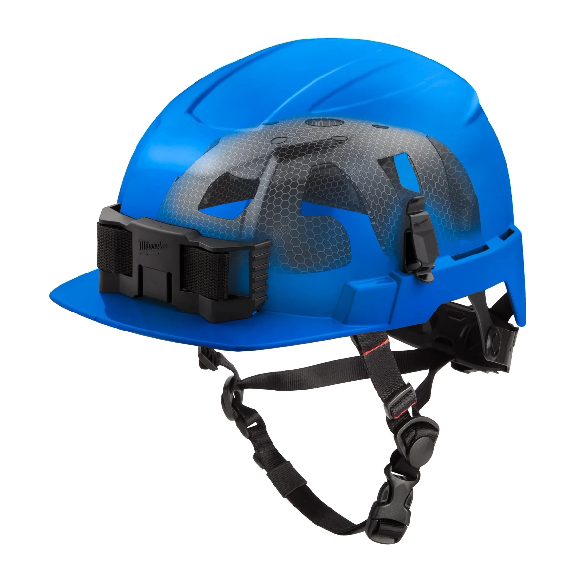 Milwaukee Tool BOLT Blue Front Brim Safety Helmet with IMPACT ARMOR Liner (USA) - Type 2, Class E