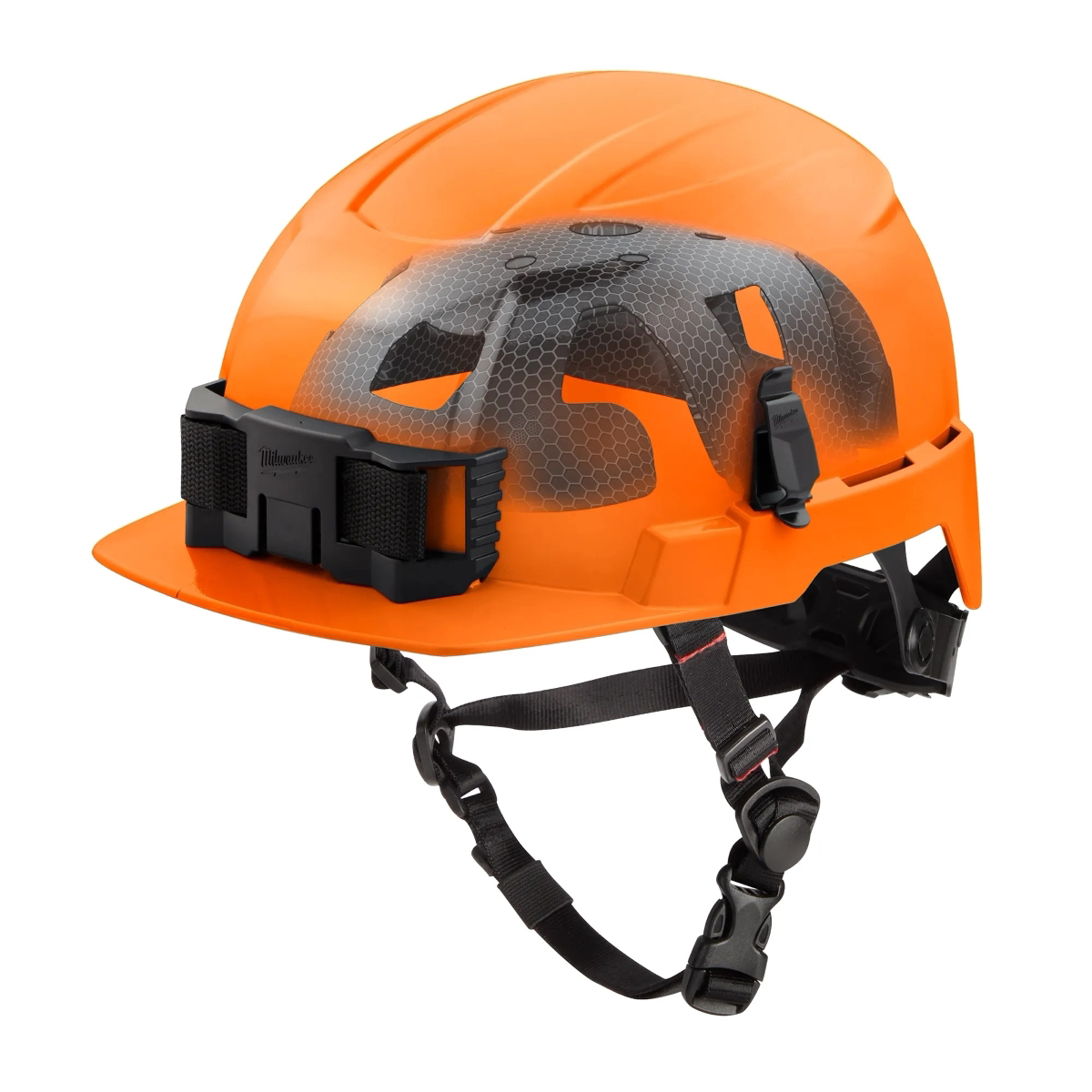 Milwaukee Tool BOLT Orange Front Brim Safety Helmet with IMPACT ARMOR Liner (USA) - Type 2, Class E