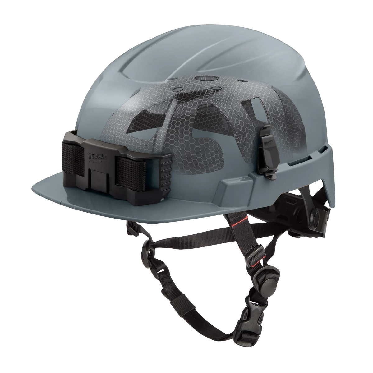 Milwaukee Tool BOLT Gray Front Brim Safety Helmet with IMPACT ARMOR Liner (USA) - Type 2, Class E