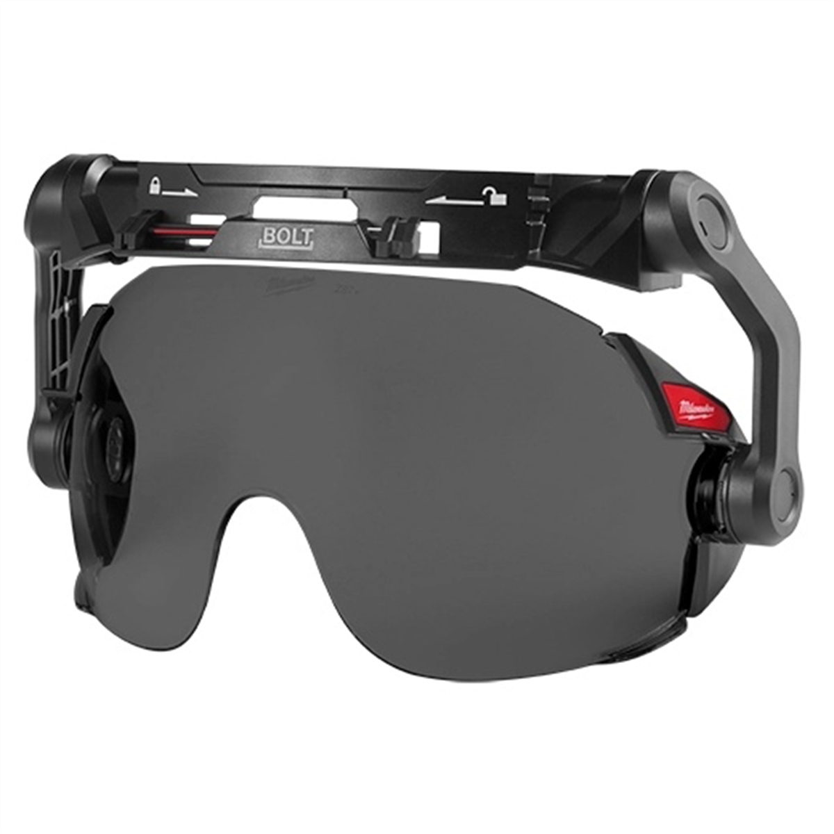 Milwaukee Tool BOLT Eye Visor - Tinted Dual Coat Lens (Compatible with Milwaukee® Safety Helmets)