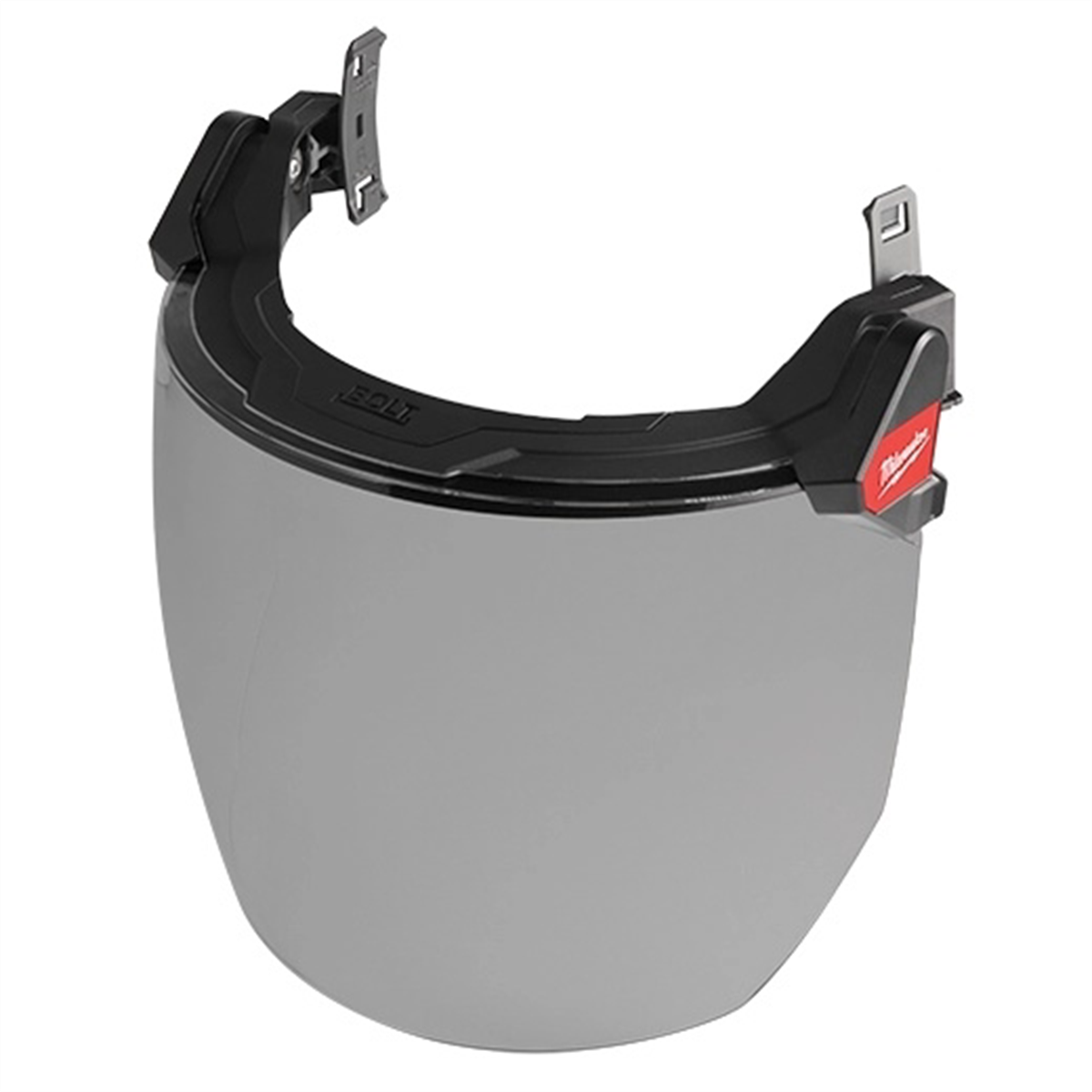 Milwaukee Tool BOLT Full Face Shield - Gray Dual Coat Lens (Compatible with Milwaukee® Safety Helmets & Hard Hats)