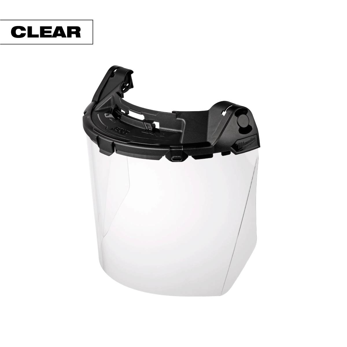 Milwaukee Tool BOLT Task Full Face Shield - Clear Uncoated Lens (Compatible with Milwaukee&reg; BOLT Safety Helmets & BOLT Hard Hats)