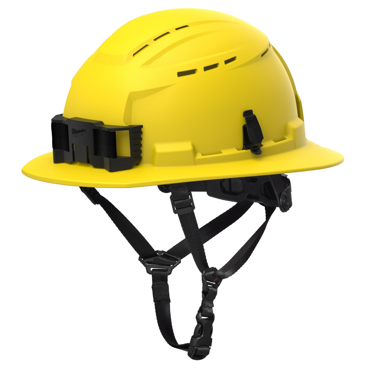 Milwaukee Tool BOLT Yellow Full Brim Vented Safety Helmet ‐ Type 2, Class C