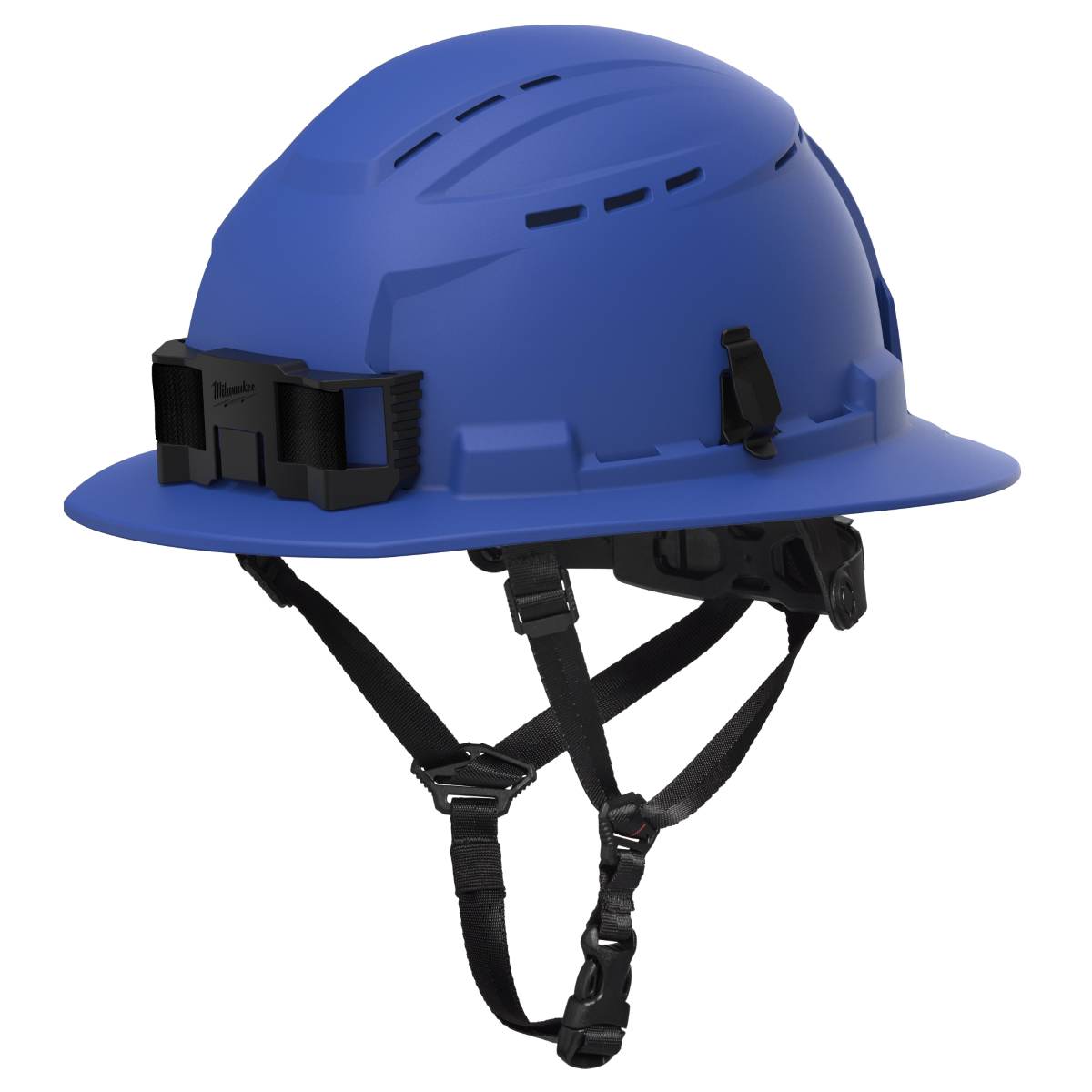 Milwaukee Tool BOLT Blue Full Brim Vented Safety Helmet ‐ Type 2, Class C
