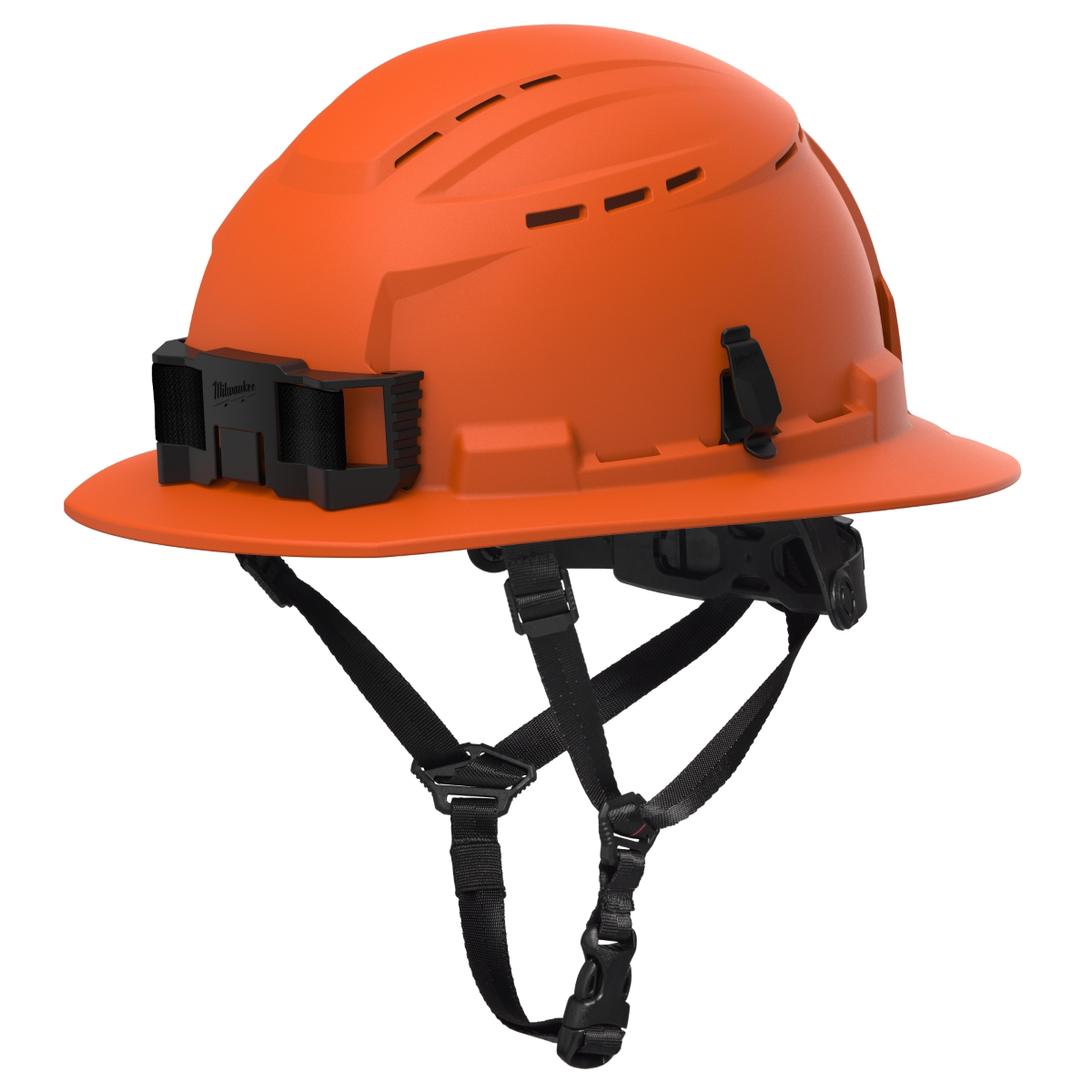 Milwaukee Tool BOLT Safety Orange Full Brim Vented Safety Helmet ‐ Type 2, Class C