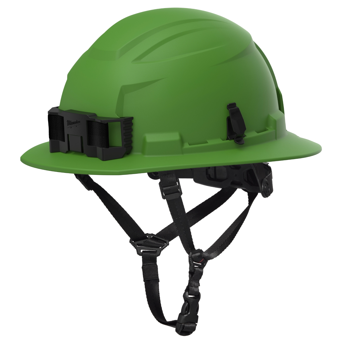 Milwaukee Tool BOLT Green Full Brim Non-Vented Safety Helmet ‐ Type 2, Class E