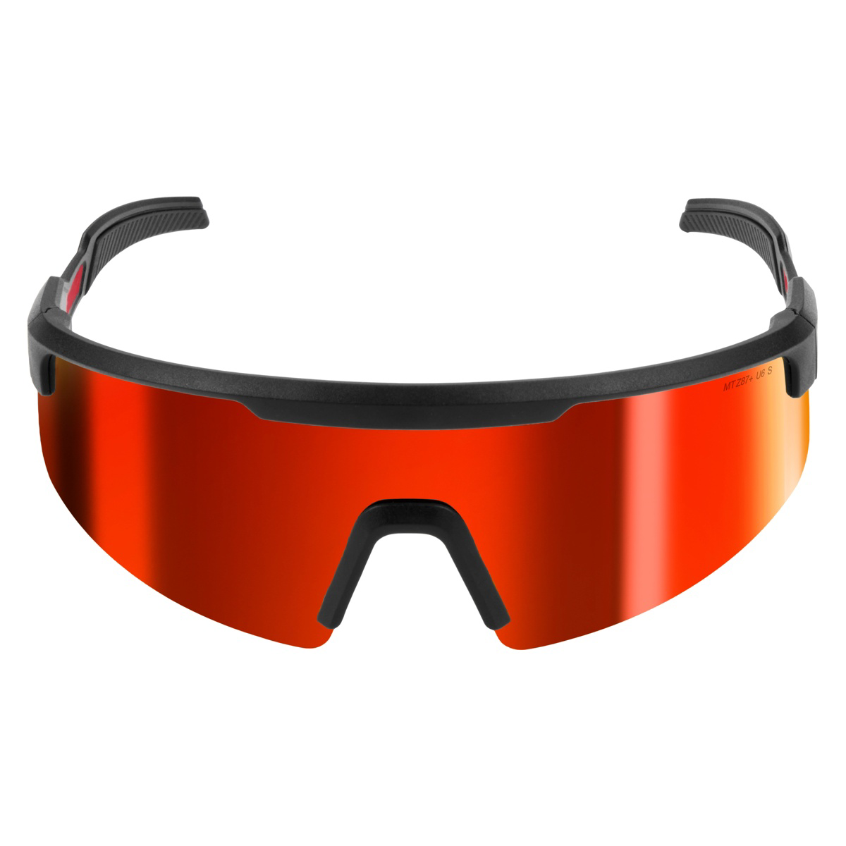 Milwaukee Tool Wrap Around Safety Glasses - Red Mirrored Anti-Scratch Lenses