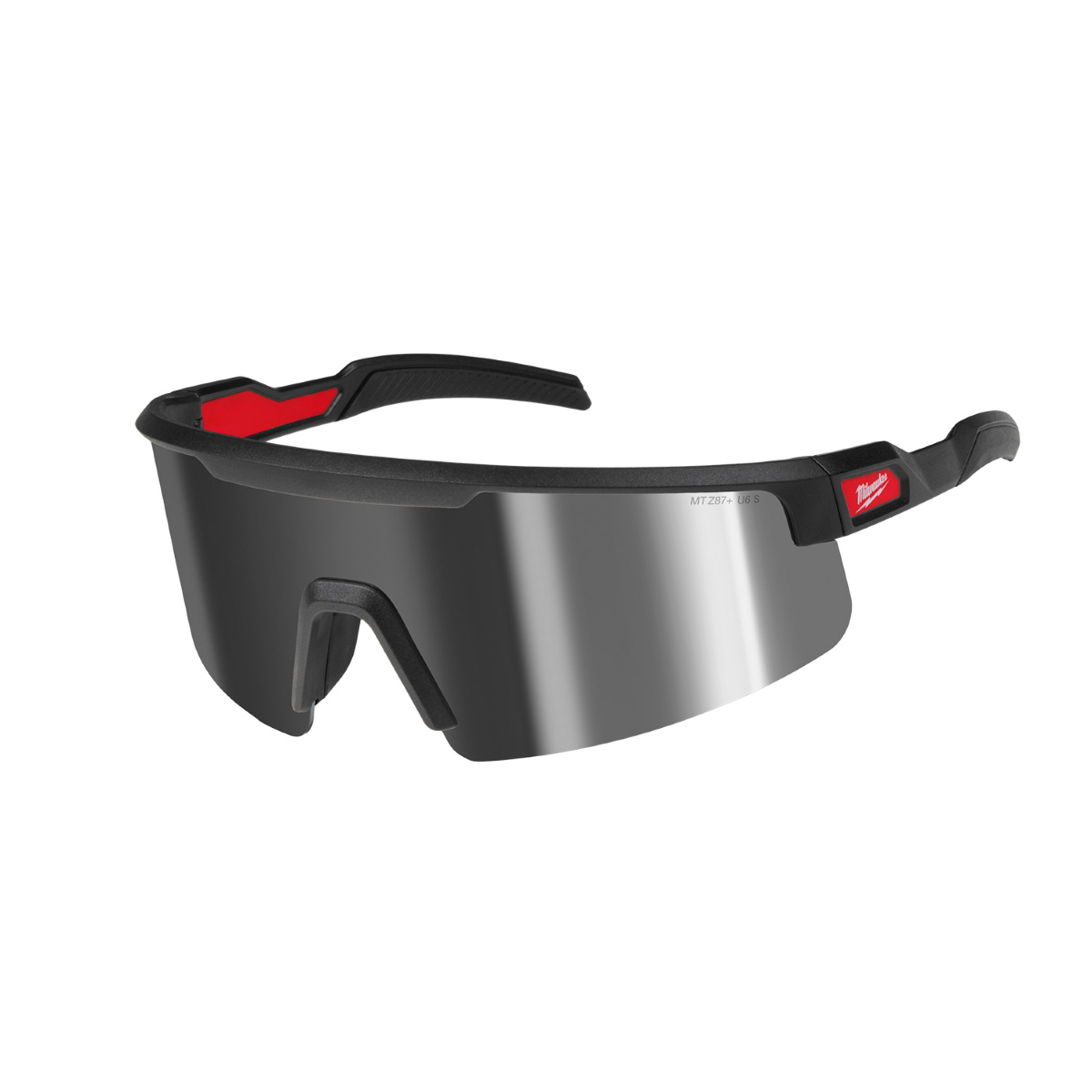 Milwaukee Tool Wrap Around Safety Glasses - Mirrored Anti-Scratch Lenses