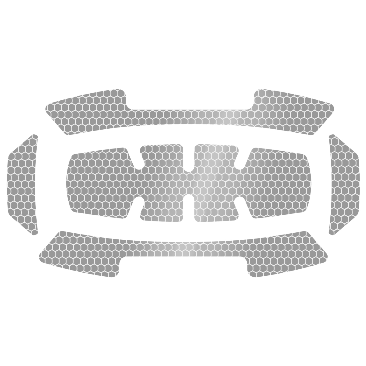 Milwaukee Tool 5PC BOLT Reflective Sticker Set - Silver
