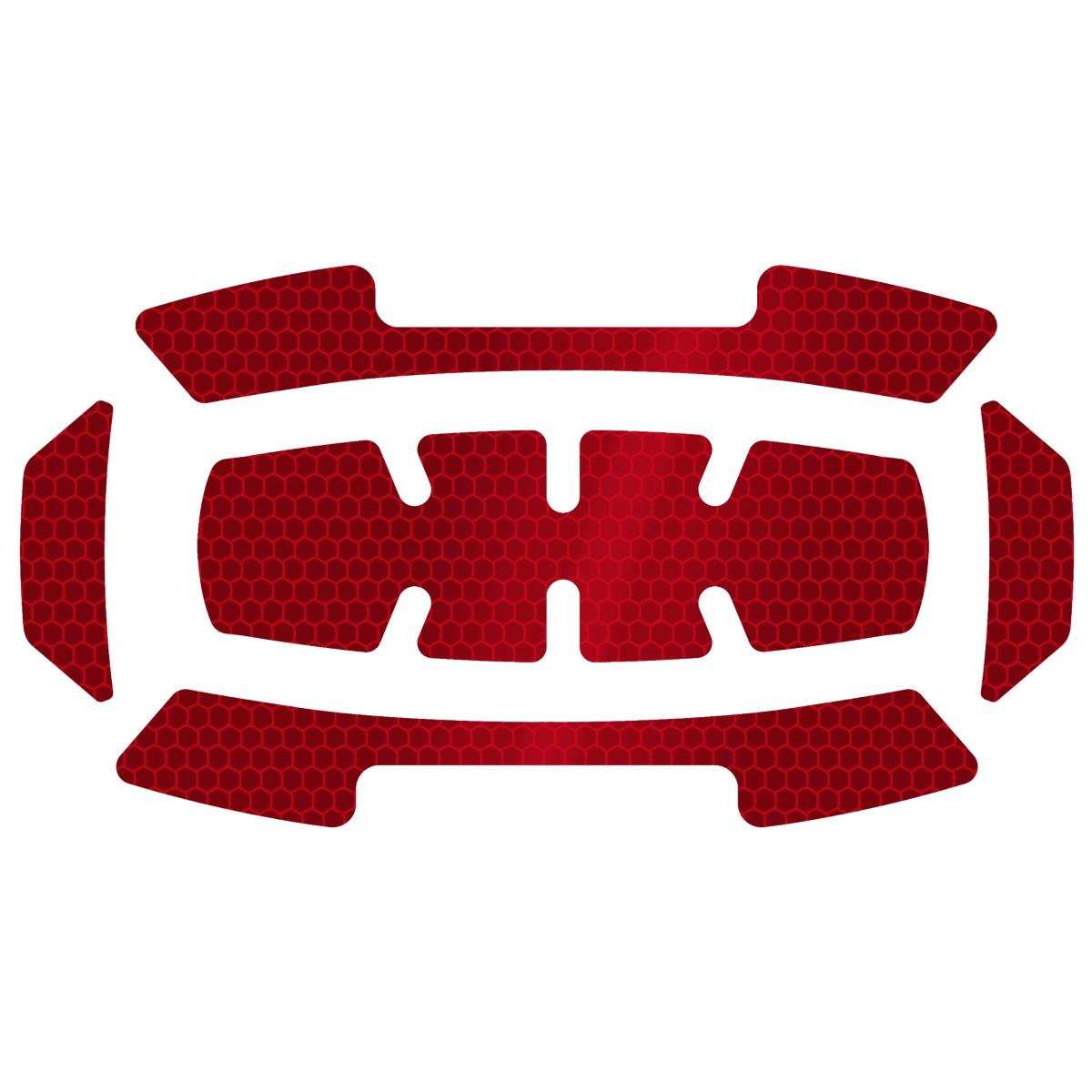 Milwaukee Tool 5PC BOLT Reflective Sticker Set - Red