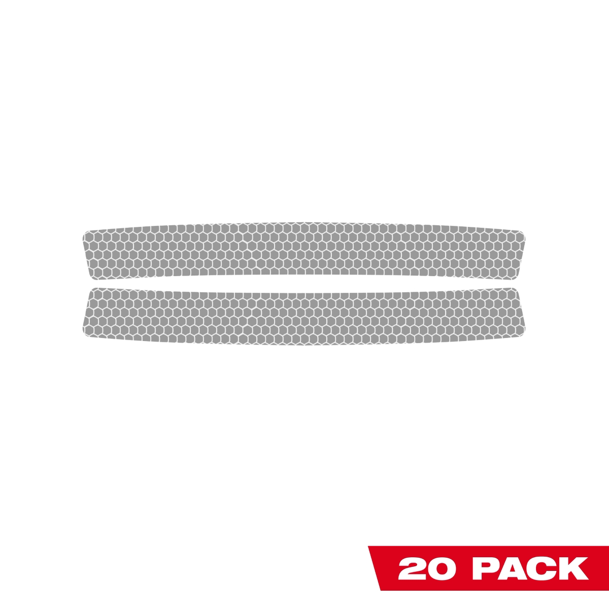 Milwaukee Tool 20 Pack 2PC Reflective Strips - Silver