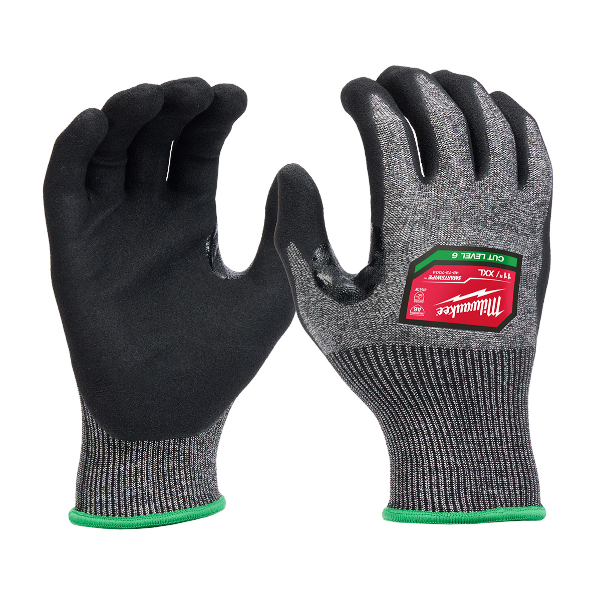 Milwaukee Tool Cut Level 6 High-dexterity Coated Nitrile Dipped Gloves - Xxl