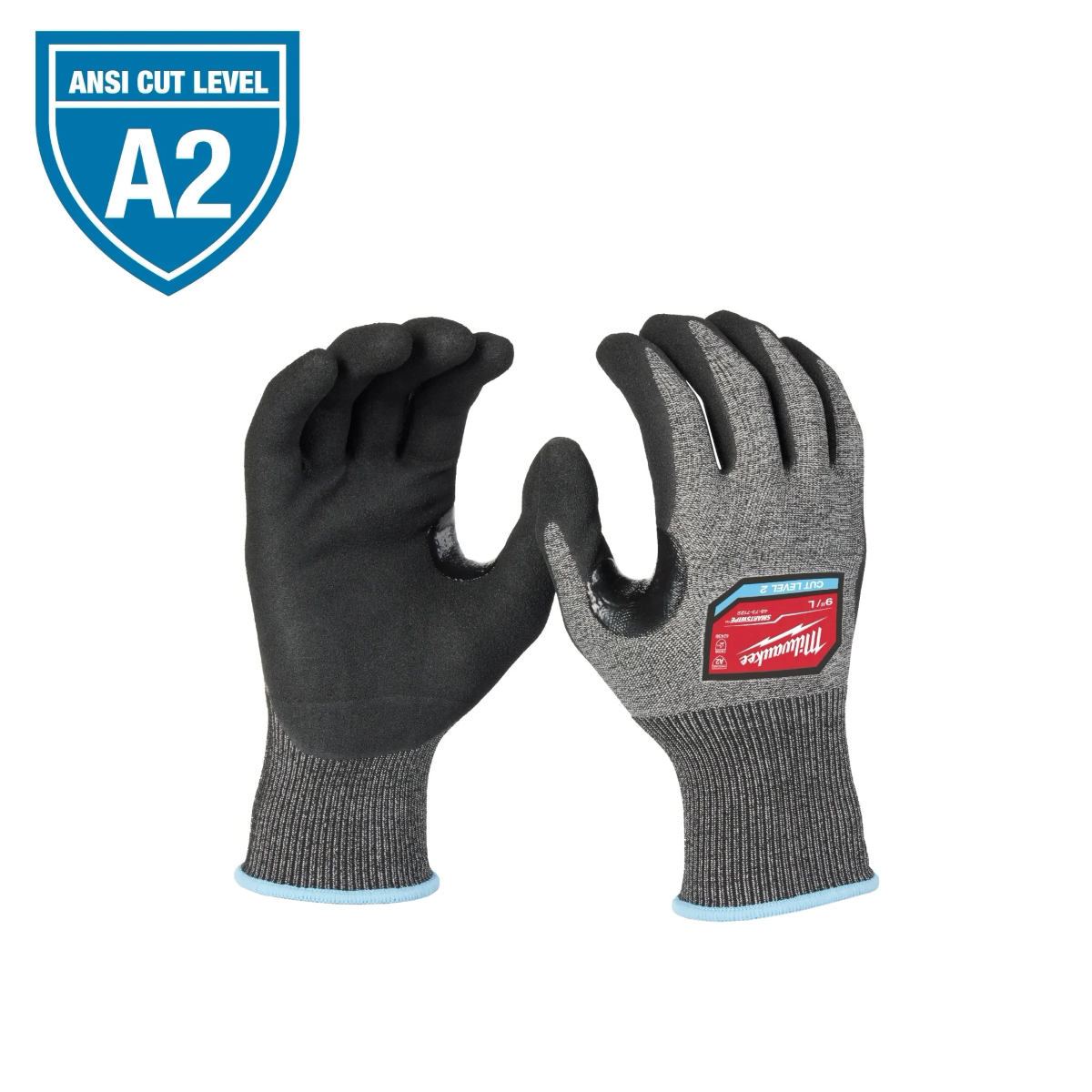 Milwaukee Tool Cut Level 2 High-Dexterity Coated Nitrile Dipped Gloves - S