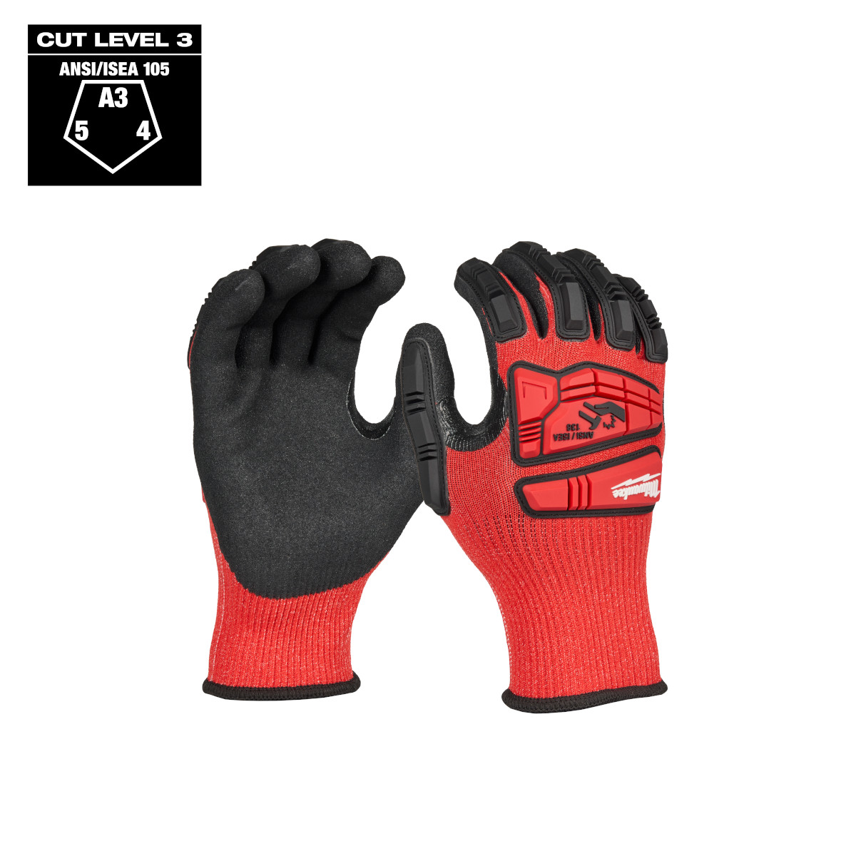 Milwaukee Tool Impact Cut Level 3 Coated Nitrile Dipped Glove - S