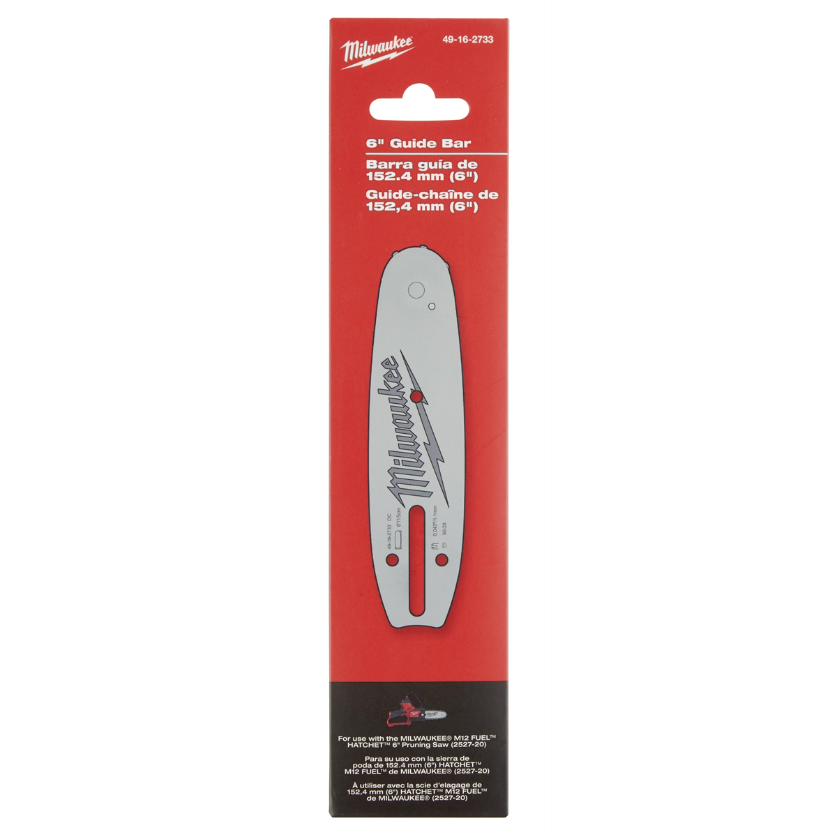 Milwaukee Tool 6" Guide Bar