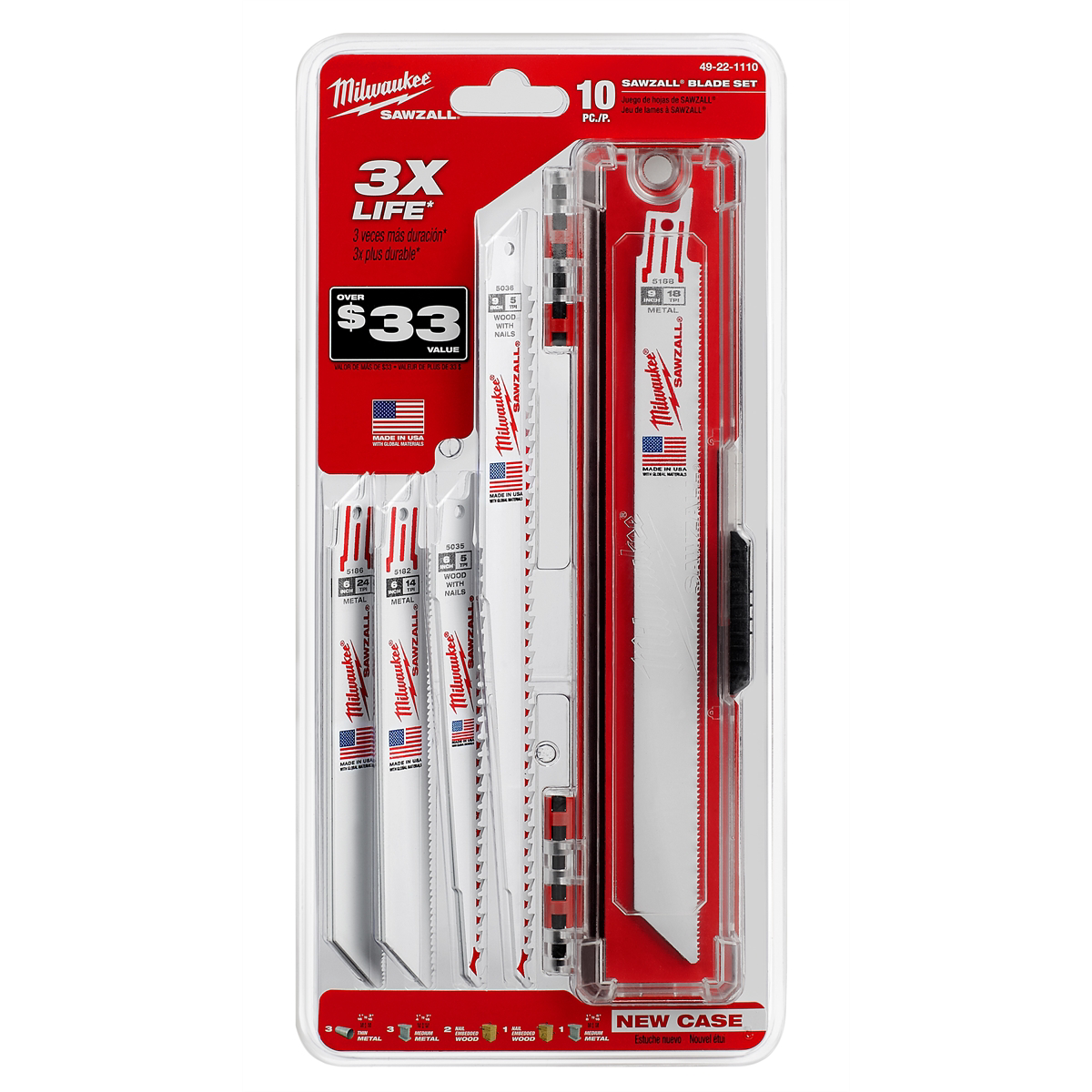 Milwaukee Tool 13pc Sawzall Blade Set