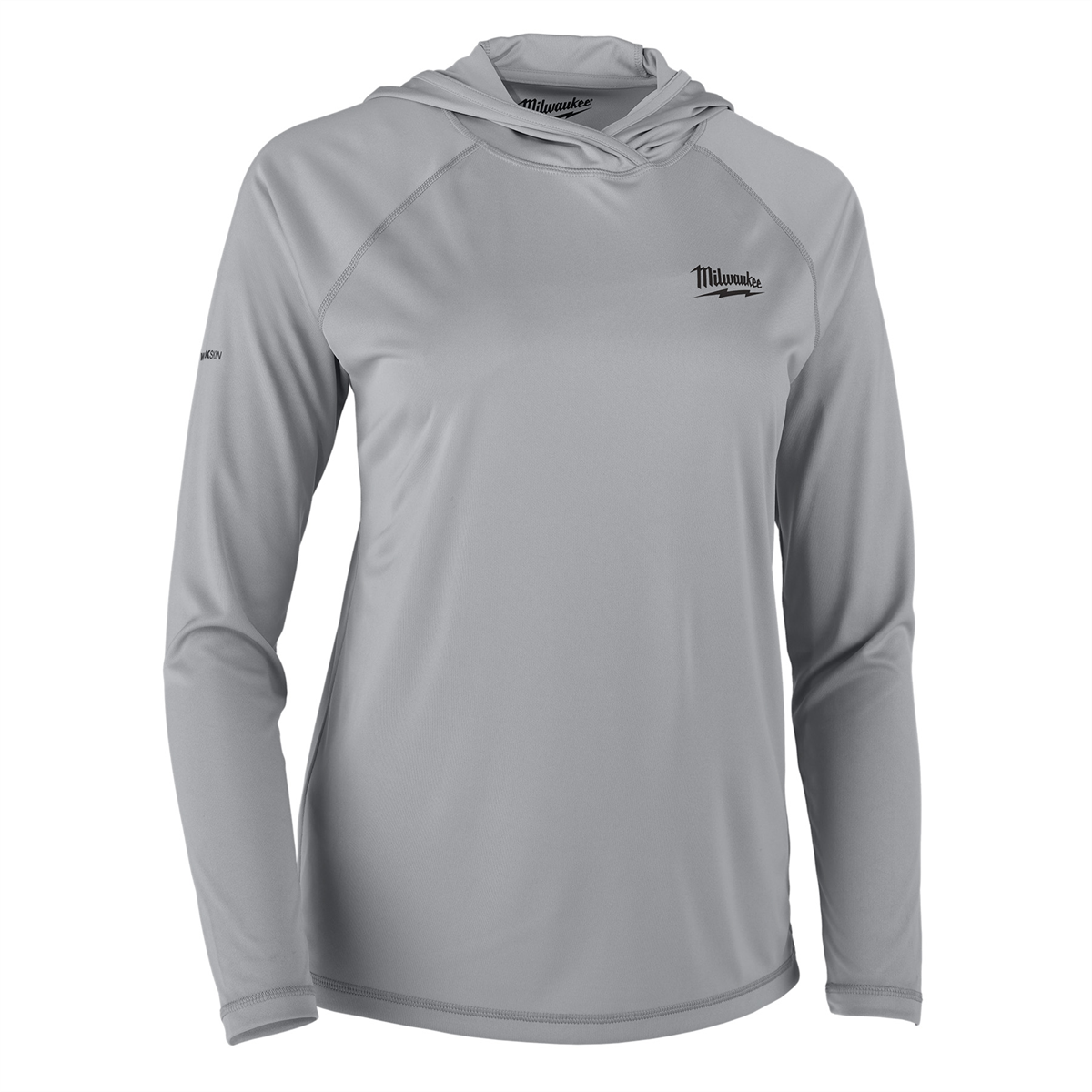 Milwaukee Tool Wmns Workskin Hooded Shirt Gray Xs