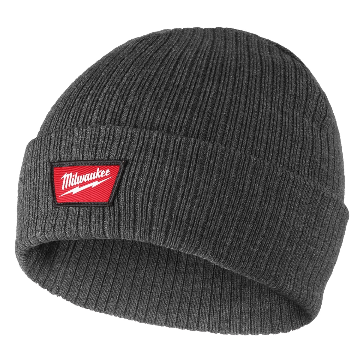 Milwaukee Tool Rib-Knit Cuffed Beanie - Grey
