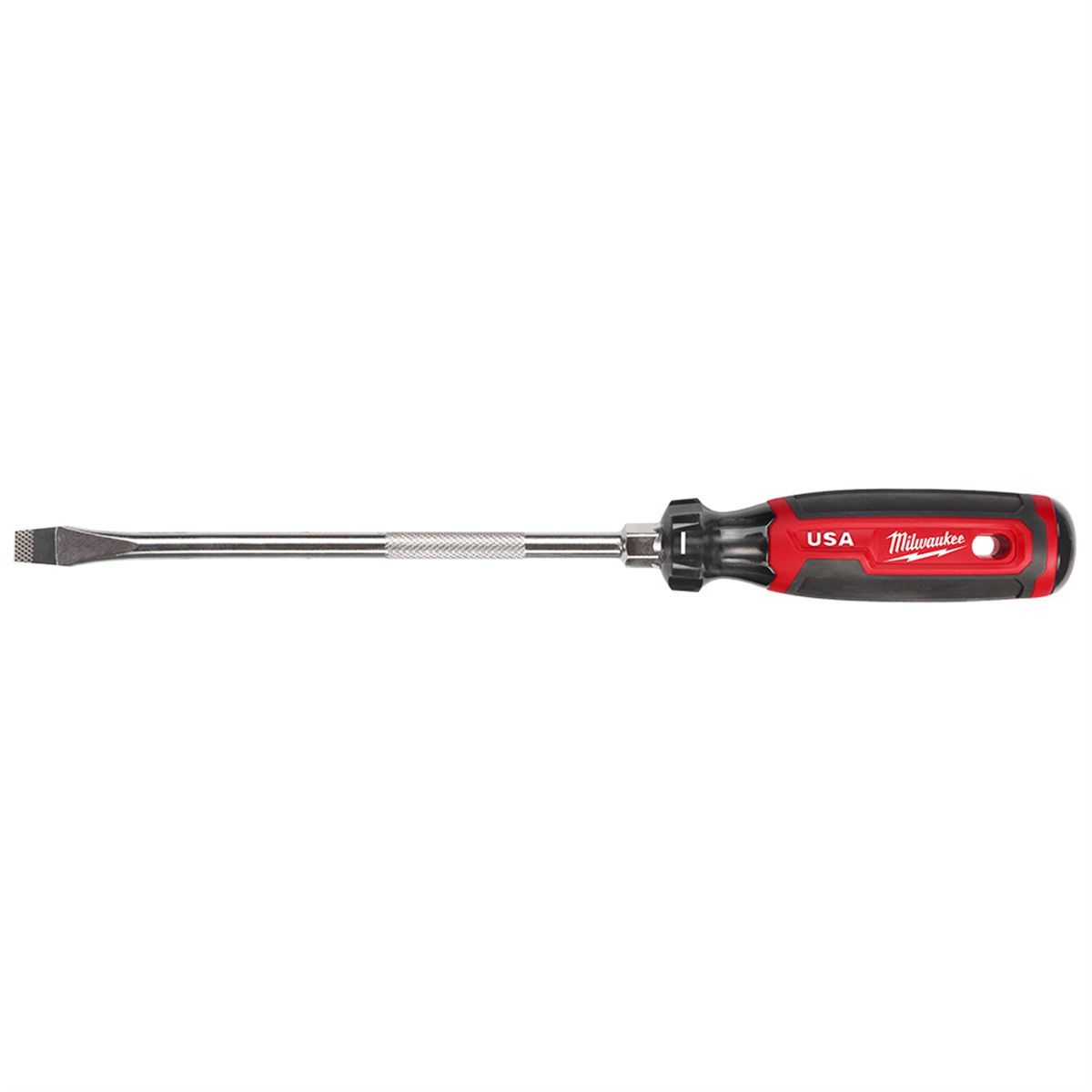 Milwaukee Tool 3/8" Slotted 8" Cushion Grip Screwdriver (USA)