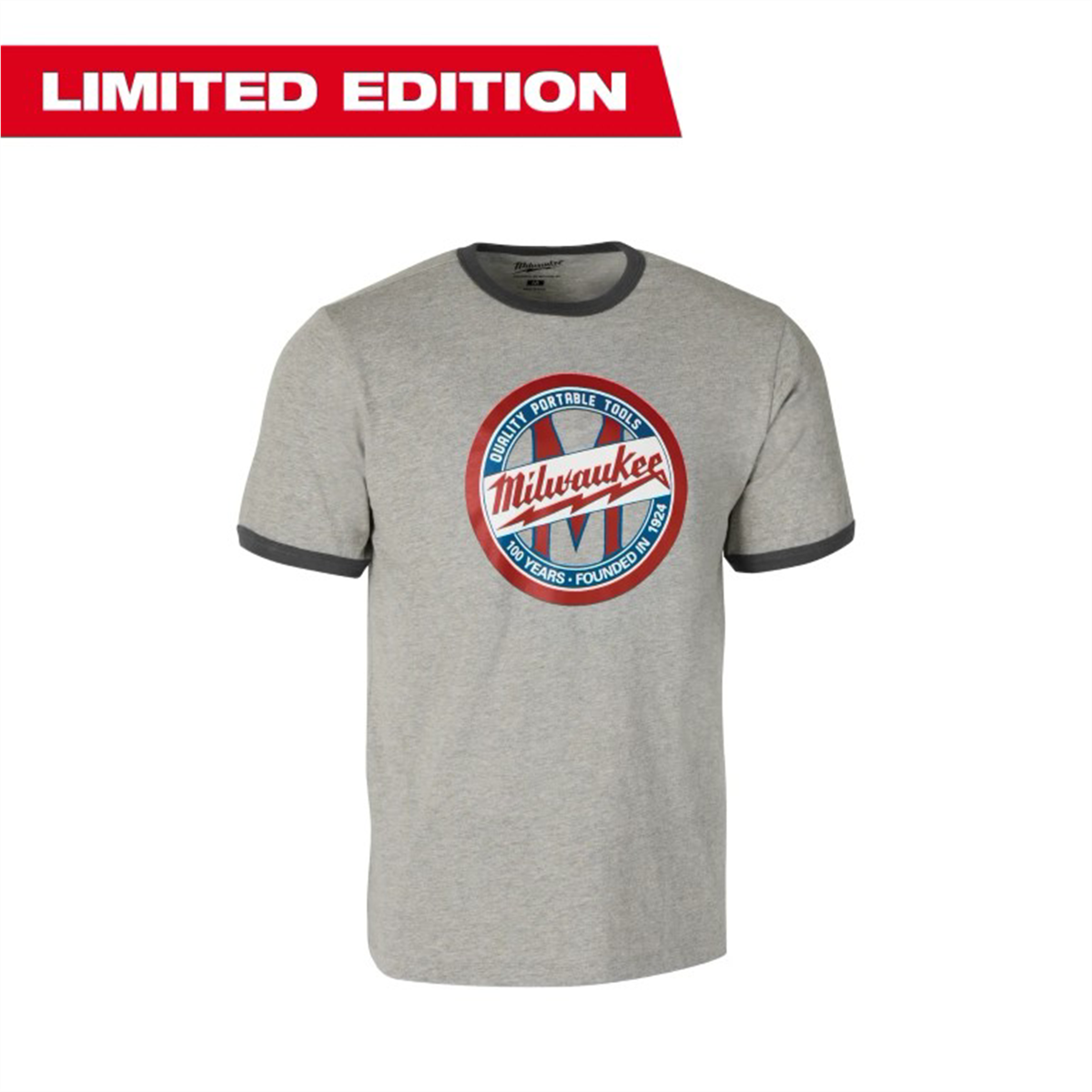 Milwaukee Tool Limited Edition 100th Anniversary: 1924 Work Shirt Gray Small