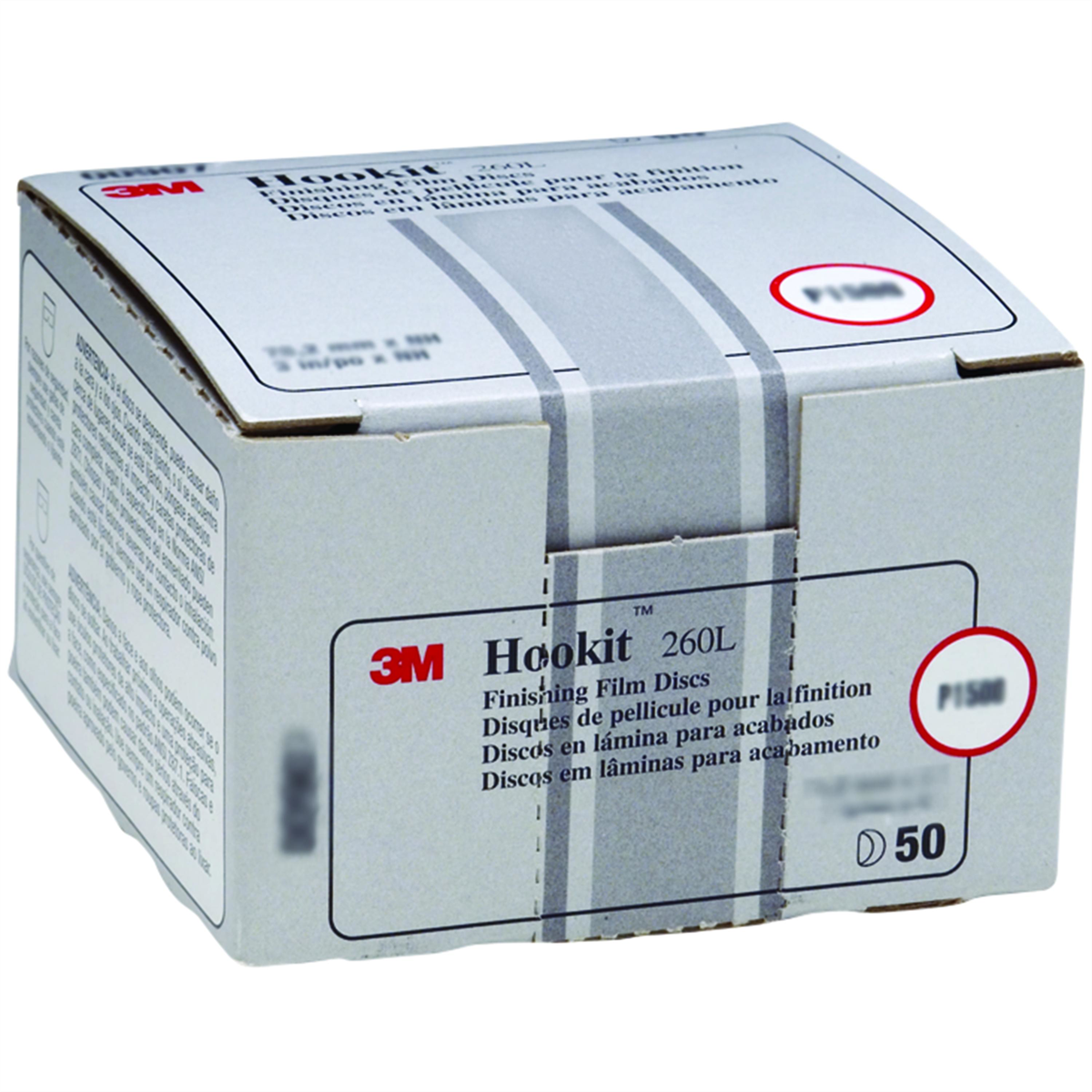 3M - 3" PAPER GOLD FILM DISC HOOKIT P600 50PK